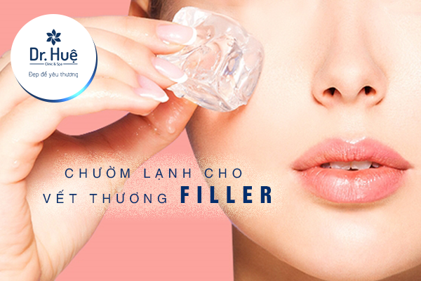 Chườm lạnh làm dịu vết thương