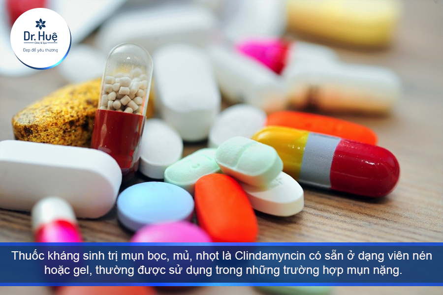 Thuốc kháng sinh trị mụn 