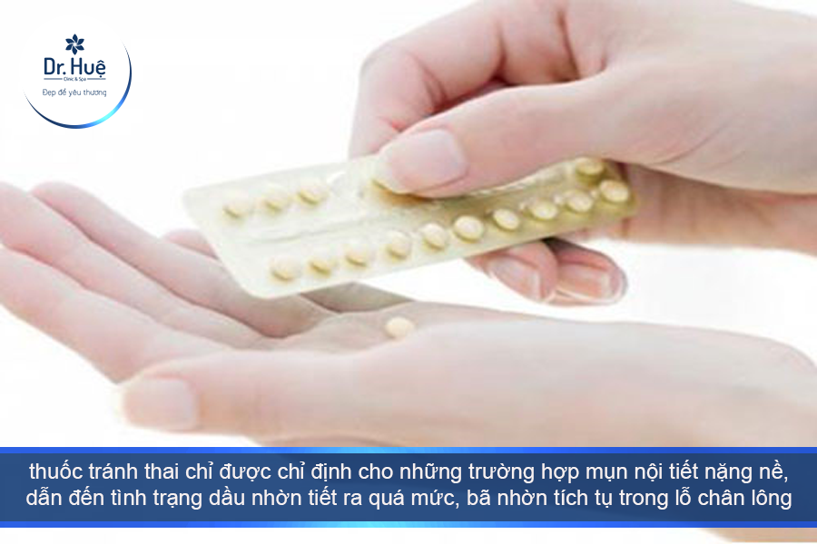 Thuốc tránh thai  trị mụn