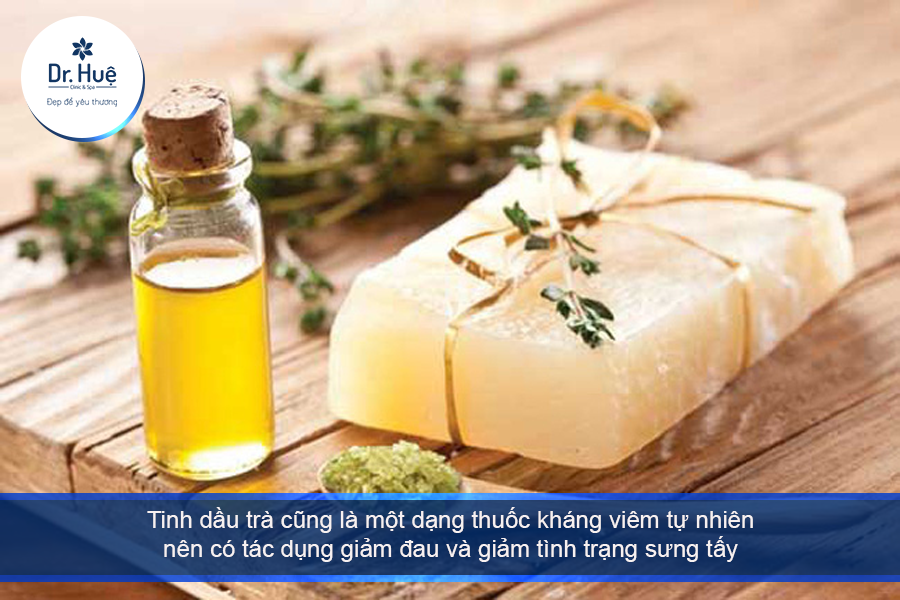 Tinh dầu trà trị mụn 