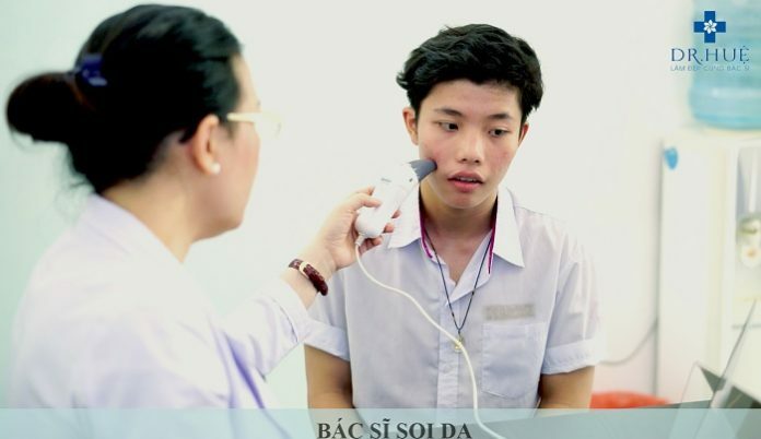 Bạn Tuấn Vĩ- học sinh lớp 12 - Điều trị mụn Dr Huệ - Hình 1