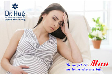 Bí quyết trị mụn an toàn cho mẹ bầu