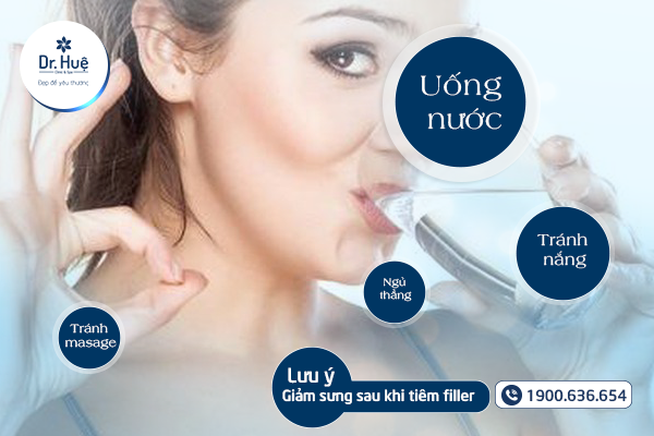 Các cách giảm sưng khi tiêm filler