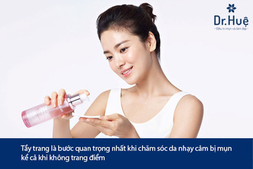 Cách Chăm Sóc Da Nhạy Cảm Khi Bị Mụn