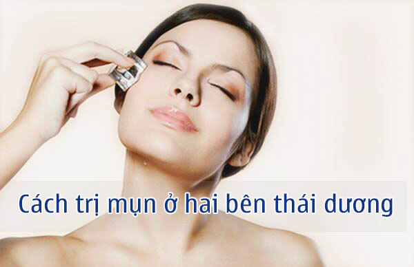 Cách trị mụn ở hai bên thái dương