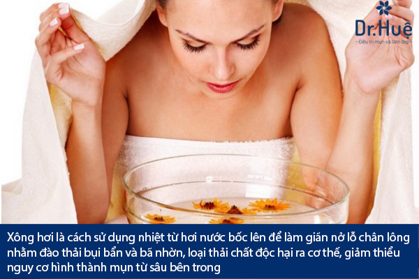Cách Xông Hơi Mặt Trị Mụn Ẩn Đúng Cách Tại Nhà