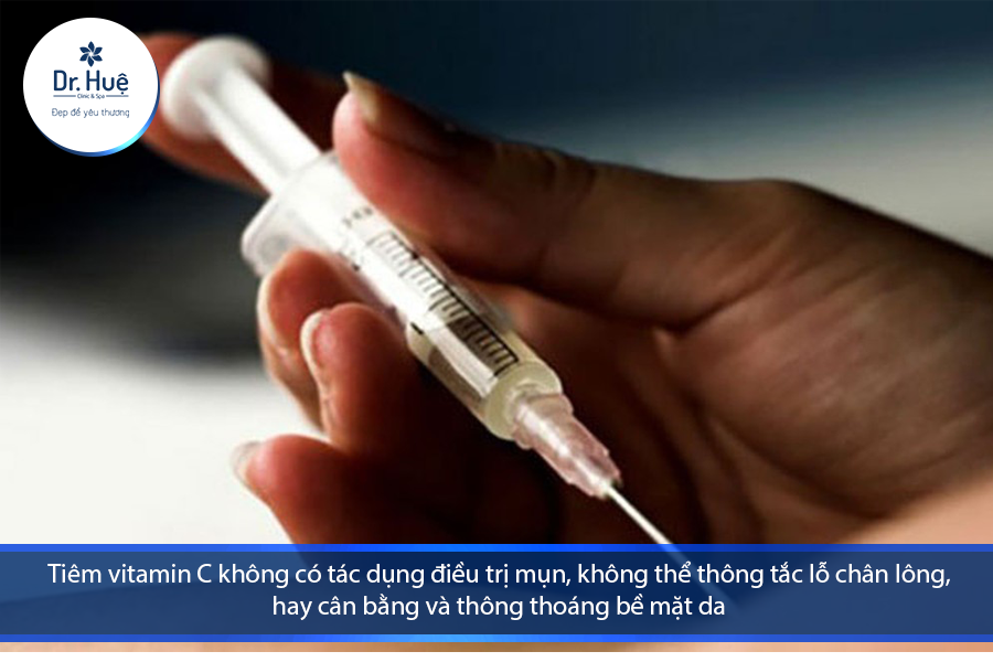 Tiêm vitamin C không có tác dụng chữa bệnh 