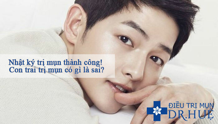 Nhật kí trị mụn thành công: Con trai trị mụn có gì là sai?