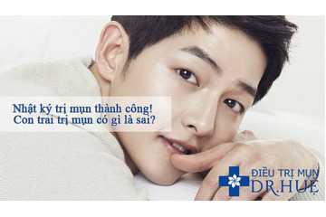 Nhật kí trị mụn thành công: Con trai trị mụn có gì là sai?