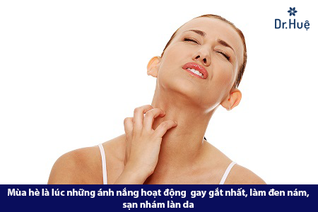 Da bị cháy nắng làm sao để trắng lại?