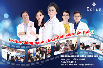 Dr. Huệ - Đồng hành cùng sinh viên có mặt tại ĐH KHXH & NV!