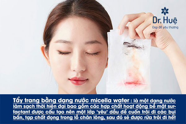 Tẩy trang bằng nước 