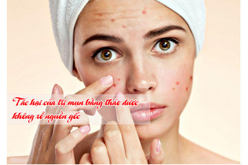 Lại thêm một trường hợp bị biến chứng sau khi trị mụn bằng thảo dược