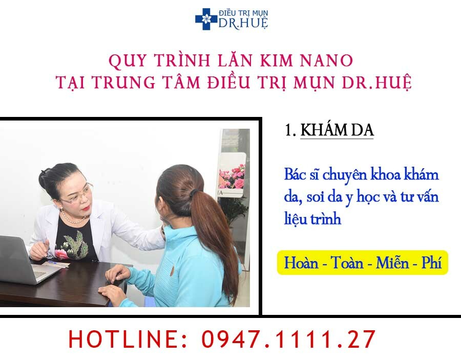 Liệu trình Nano Basic tại Trung tâm Điều trị mụn Dr. Huệ