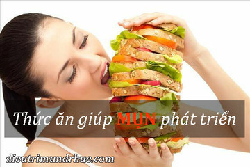 Những thực phẩm giúp Mụn phát triển từng ngày