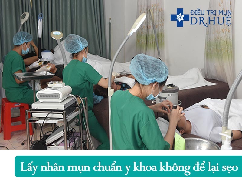 Quy trình điều trị mụn và sẹo rỗ an toàn hiệu quả