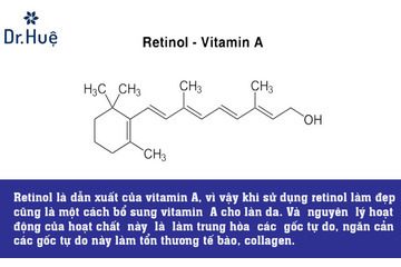 Retinol là chất gì có công dụng gì trong làm đẹp - trị mụn - cách dùng đúng cách