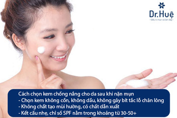 Nặn Mụn Xong Có Nên Bôi Kem Chống Nắng