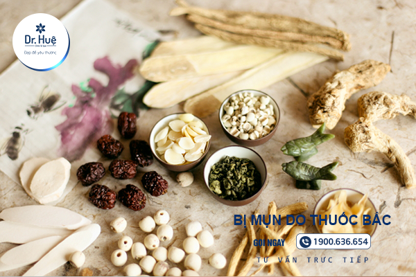 Nuyên nhân mụn do rượu thuốc bắc 