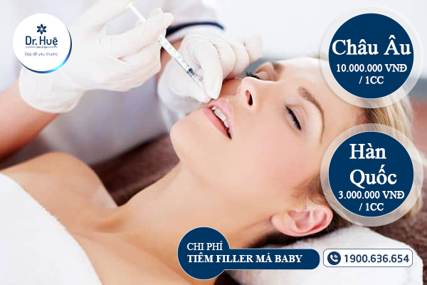 chi phí tiêm filler 