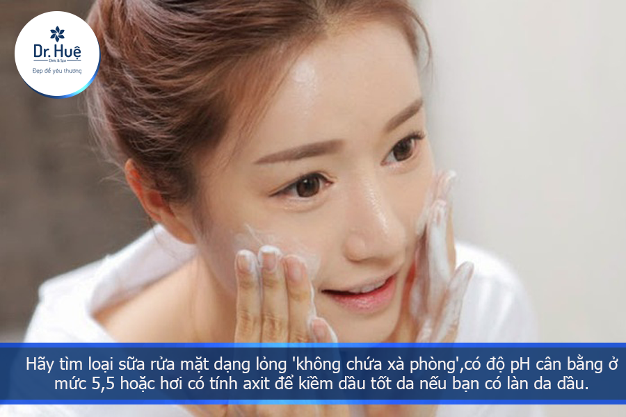 tìm loại sữa rữa mặt phù hợp 