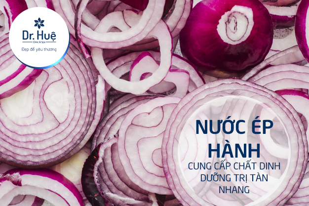 Nước ép hành chữa trị nám 