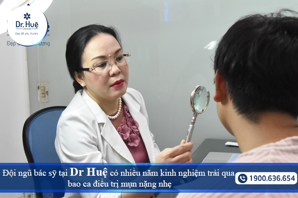 Điều trị mụn tại phòng khám chuyên khoa da liễu 