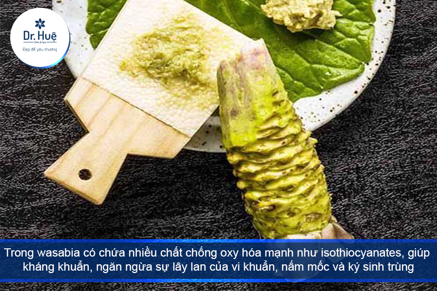 uống wasabia thải độc gan 
