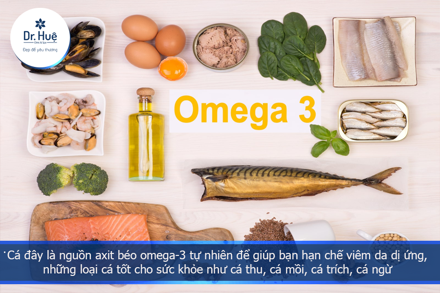 Thức ăn cần bổ sung khi bị viêm da 